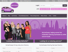Tablet Screenshot of mycargossip.com